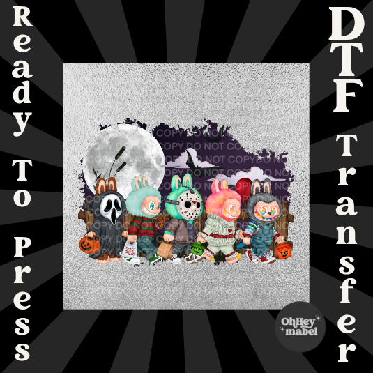 LaBubu Spooky Boys DTF Print