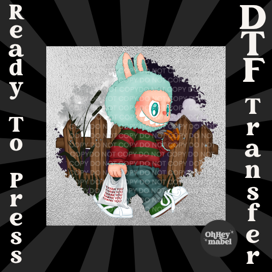 LaBubu Freddy K DTF Print