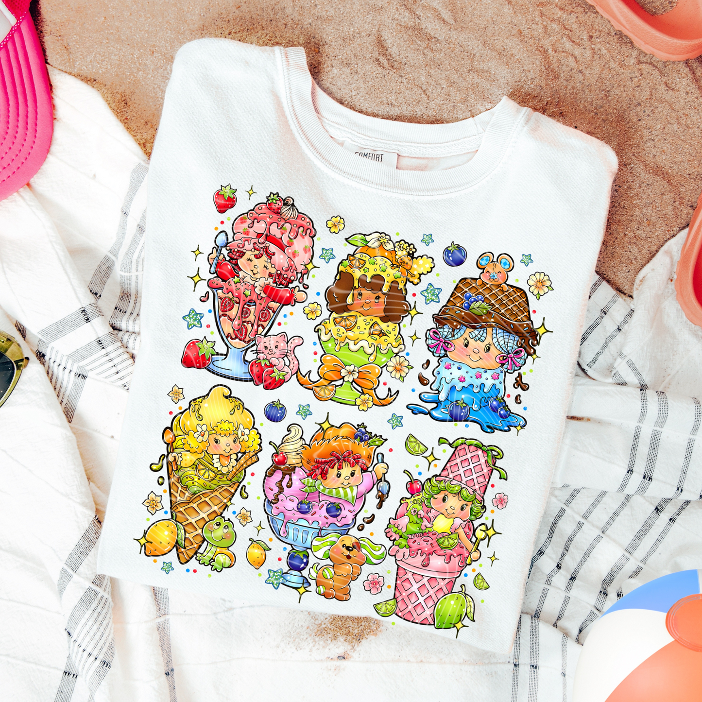 Strawberry Ice Cream DTF PRINT