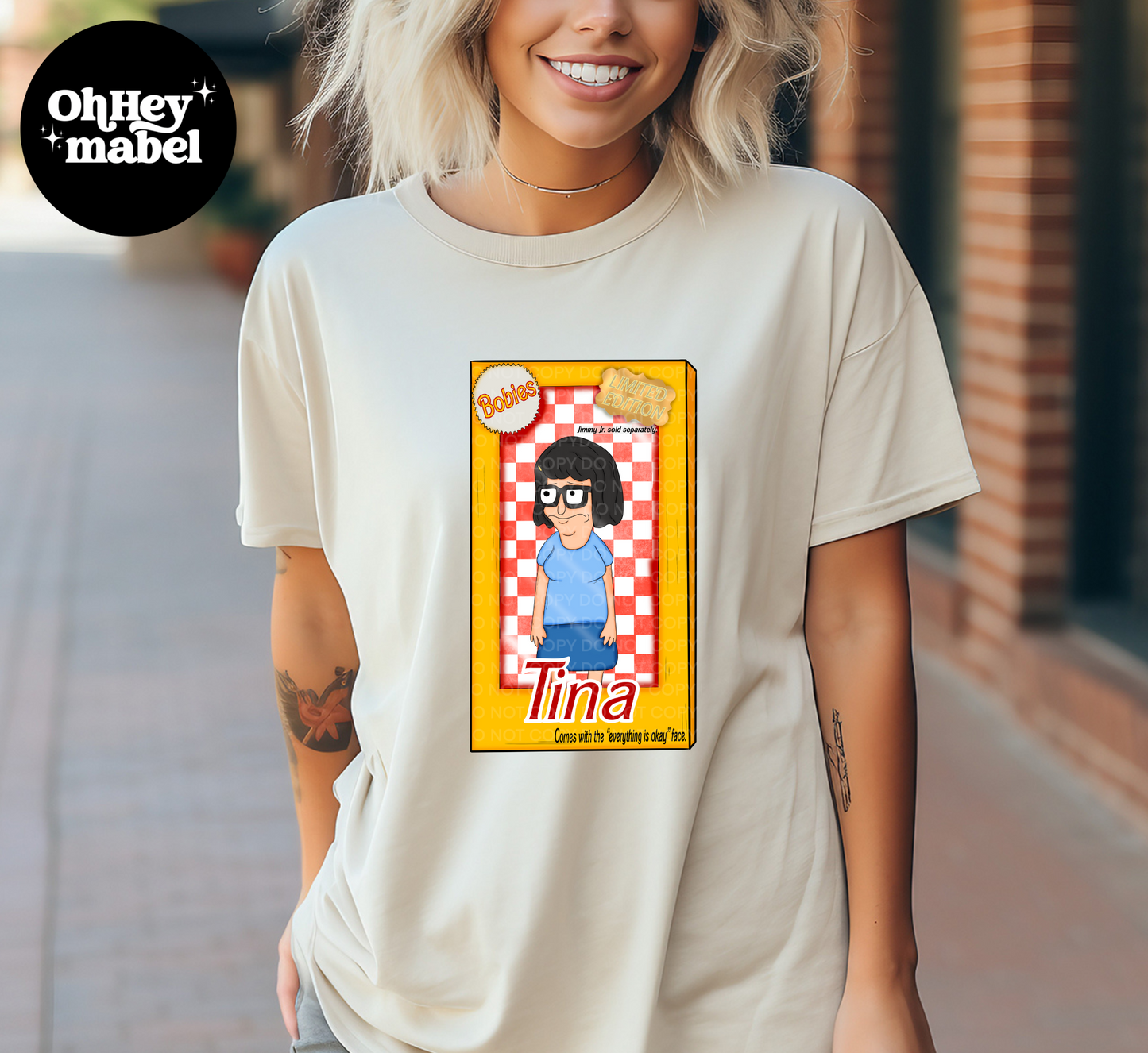 Tina Bobie Bobs Burgers DTF PRINT