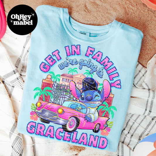 Get in Family Graceland Shirt or Sweatshirt