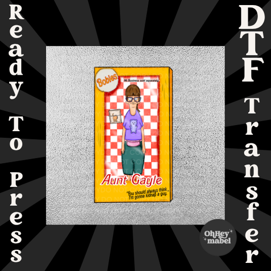 Aunt Gayle Bobs Burgers DTF PRINT
