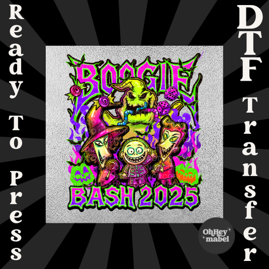 Boogie Bash DTF Print
