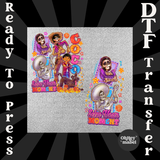 Coco with Sleeve#1 DTF Print