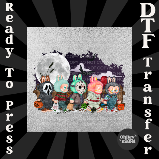 LaBubu Spooky Boys DTF Print