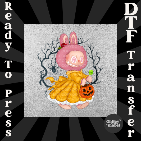 LaBubu Princess Belle DTF Print