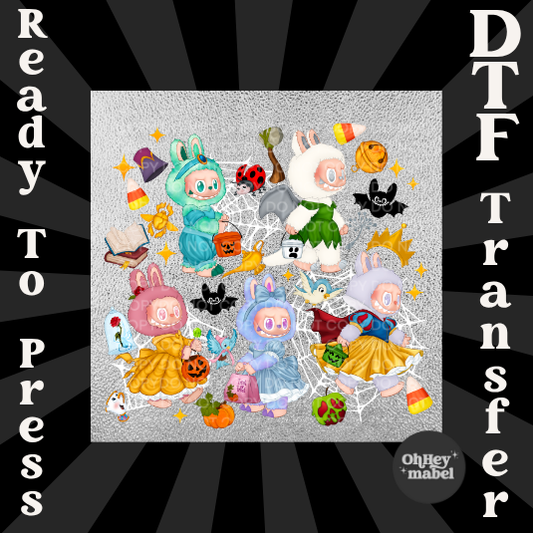 LaBubu Princesses DTF Print