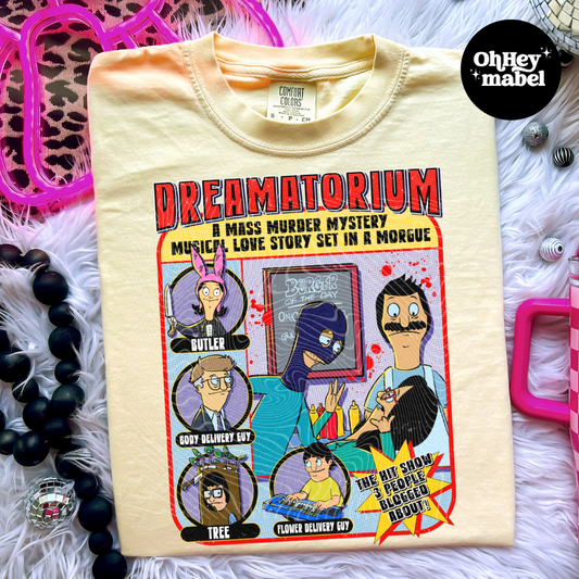 Dreamatorium Bobs Burgers Shirt or Sweatshirt