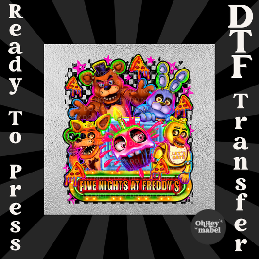 Five Nights without Words DTF Print