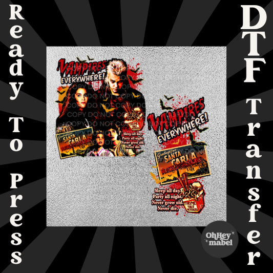 Lost Boys with Sleeve#2 DTF Print