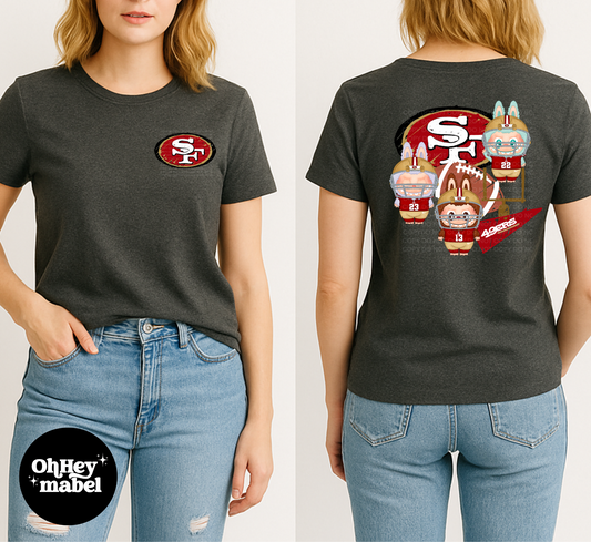 49ers Labubu Shirt or Sweatshirt