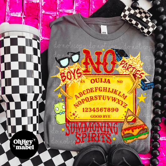 No Boys Parties Bobs Burgers Shirt or Sweatshirt