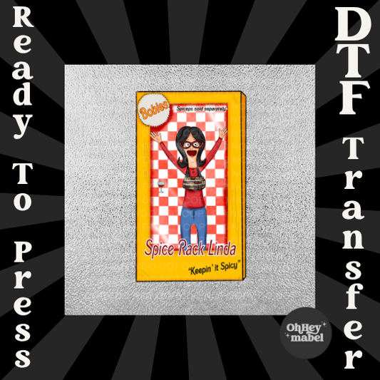 Spice Rack Linda Bobs Burgers DTF PRINT