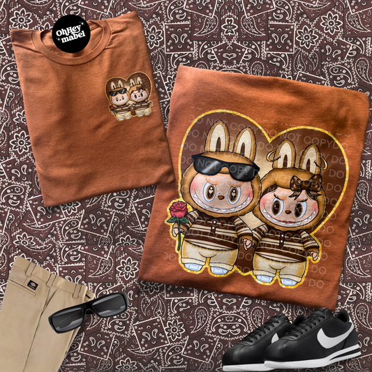 Labubu Chicano Couple Shirt or Sweatshirt