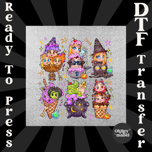Hocus Pocus Ice Cream DTF PRINT