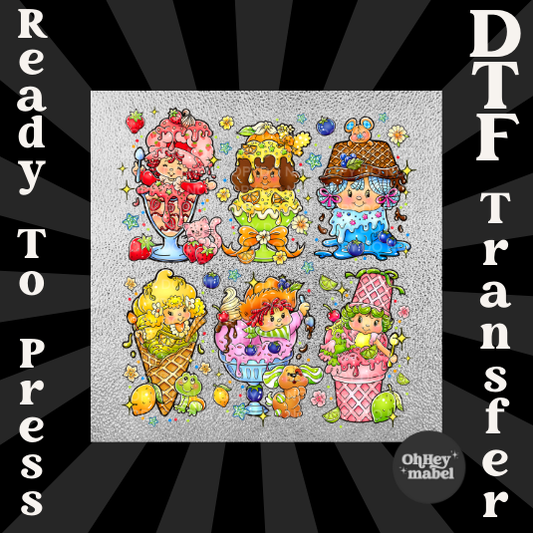 Strawberry Ice Cream DTF PRINT